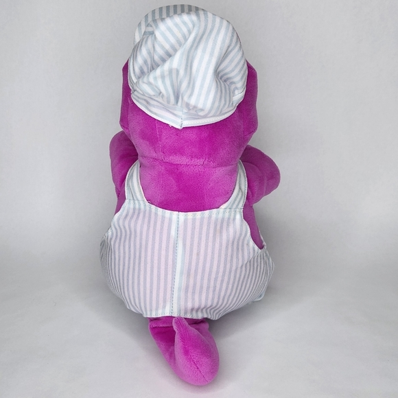 Barney Train Conductor Plush Dinosaur - Picture 5 of 7